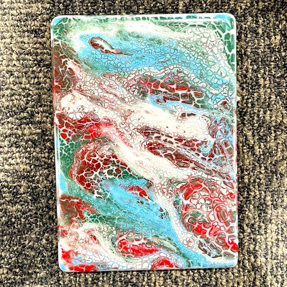Locally made glass abstract wall art